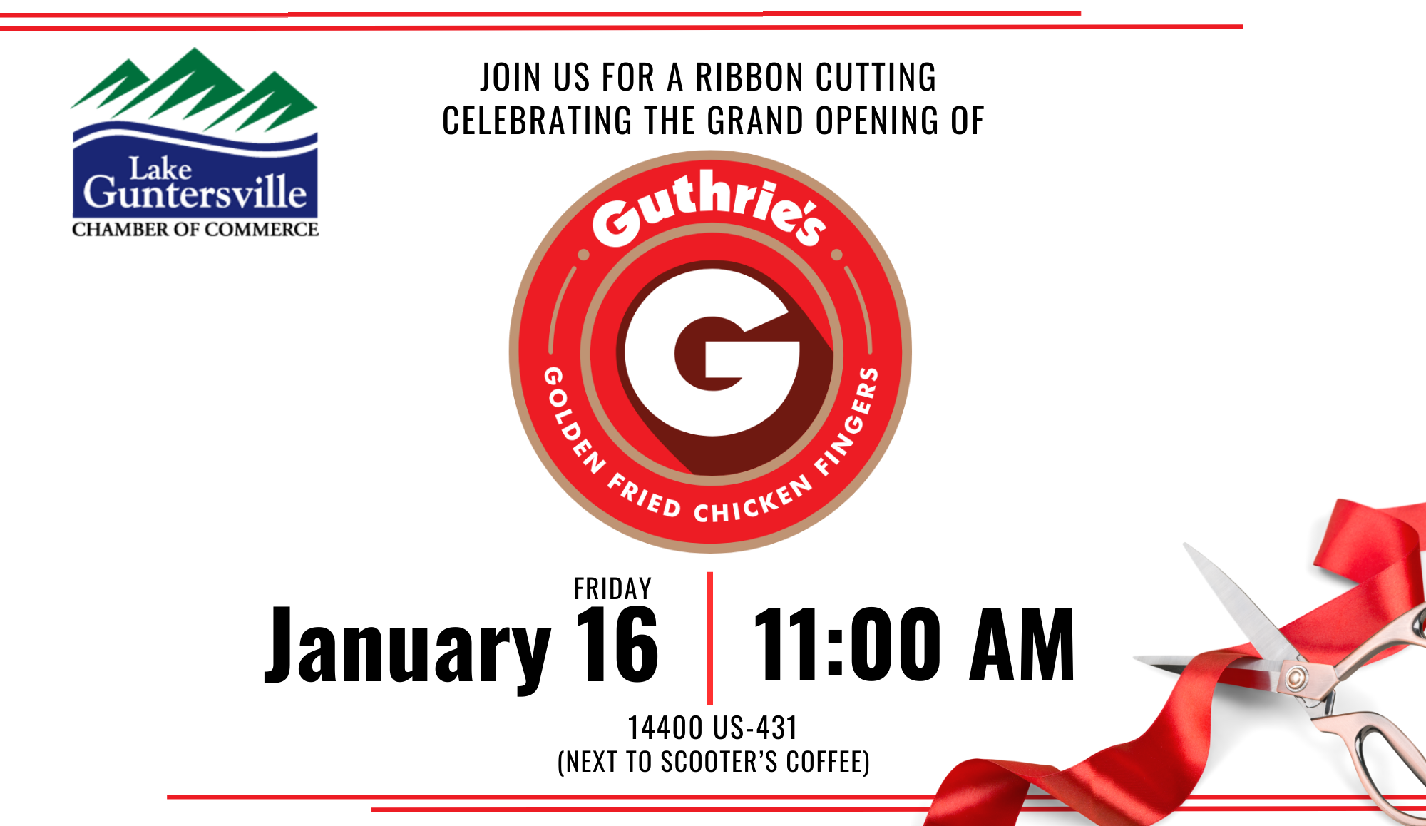 Guthrie's Chicken Ribbon Cutting