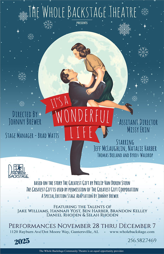 It's A Wonderful Life - The Whole Backstage Theatre